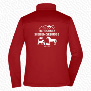 Softshell Jacke Damen - Tierschutz Siebengebirge - mit Druck in vielen verschiedenen Farben